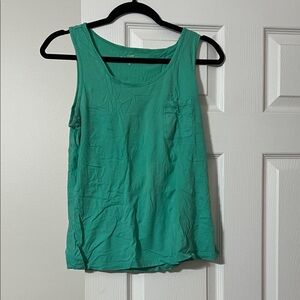 J. Crew Aqua Sleeveless Top